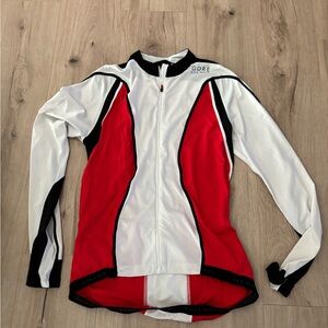Gore Bike Wear Red and White Cycling Jacket